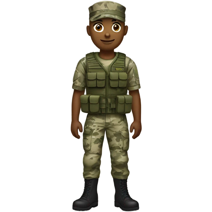 Man in army emoji