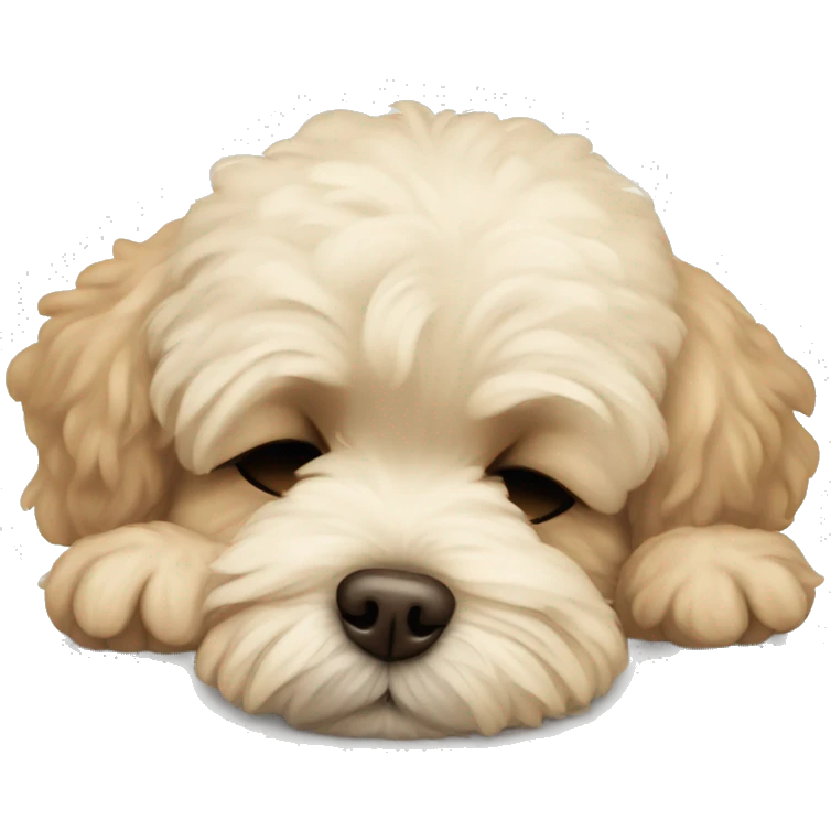 maltipoo sleep emoji