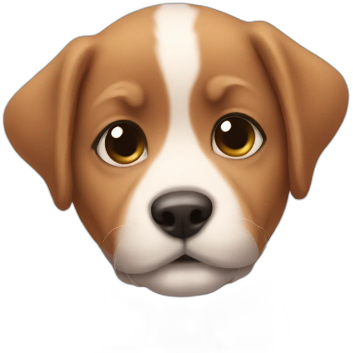 a puppy emoji