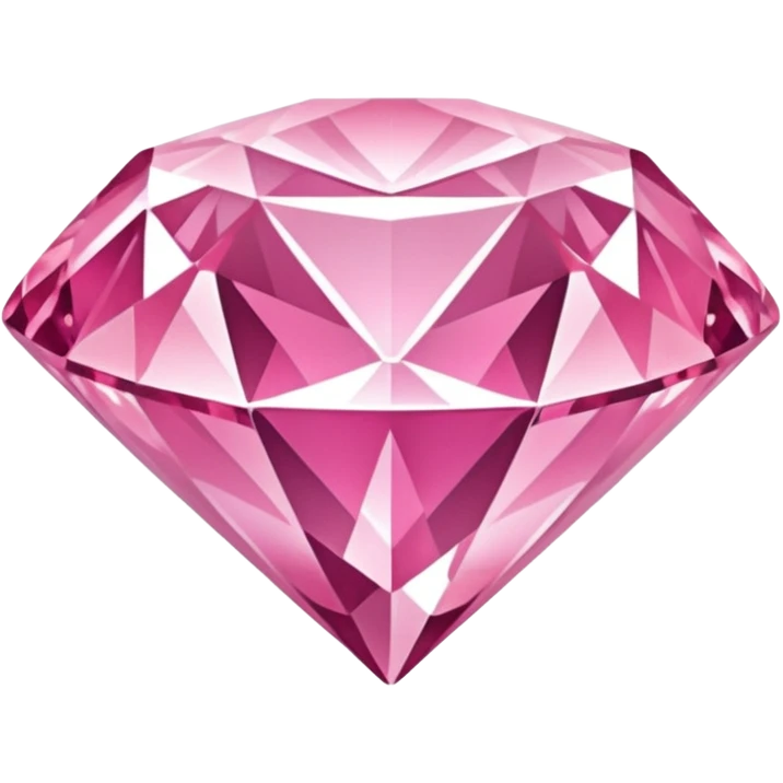 Create an emoji of a beautiful pink diamond that can be used in WhatsApp  emoji