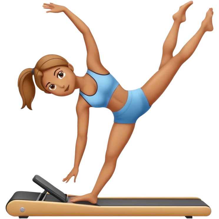  Girl playing pilates emoji