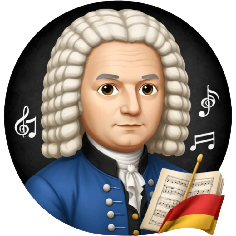 johann sebastian bach german flag emoji