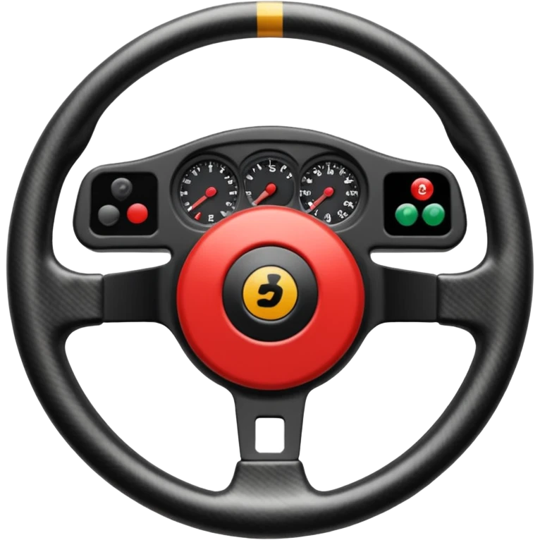 Volant de formule 1 rectangulaire  emoji