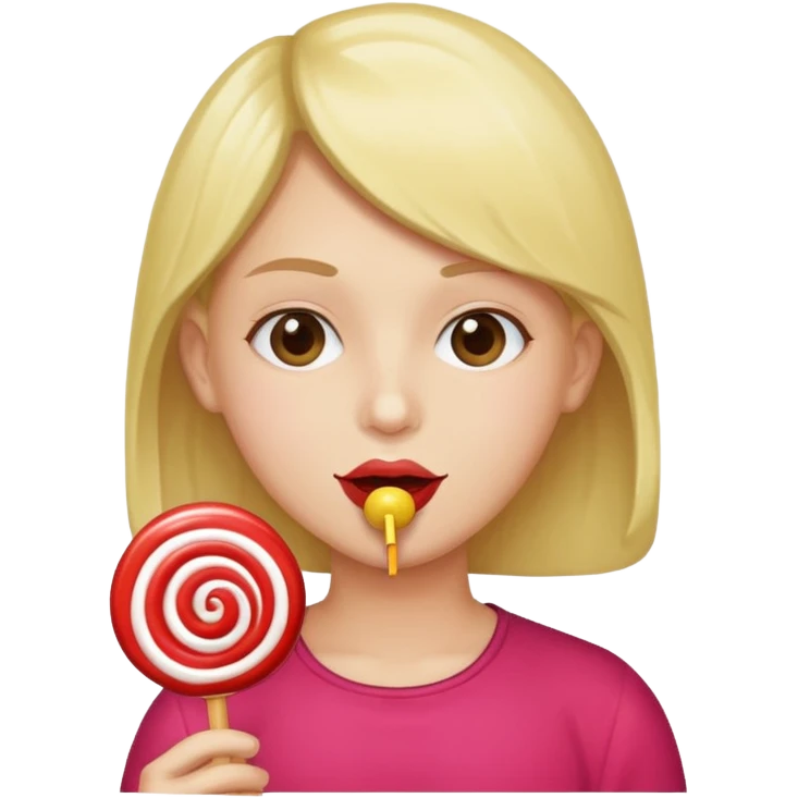 Lolipop yiyen emoji emoji