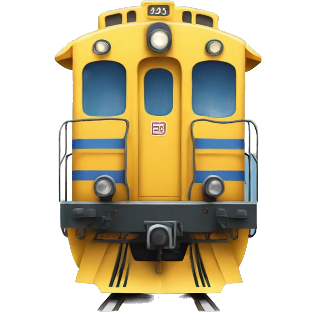 train blue emoji