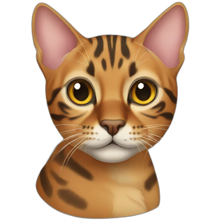 Bengal cat emoji