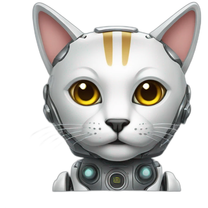 Robot cat emoji