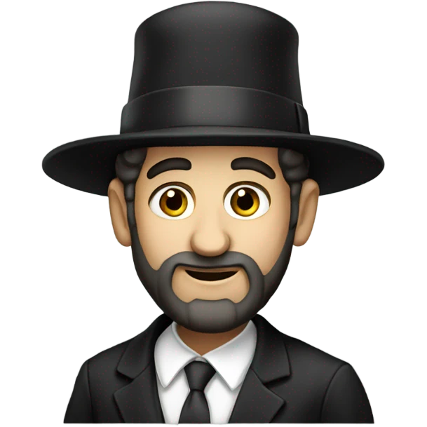 Hasidic Jewish man emoji