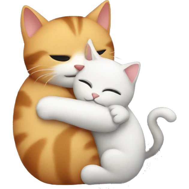 hugging cat emoji
