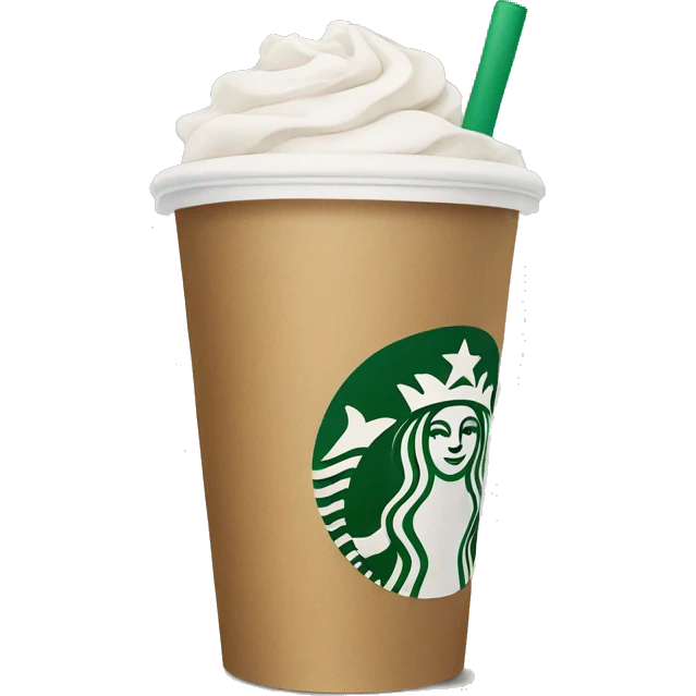 Starbucks cup emoji