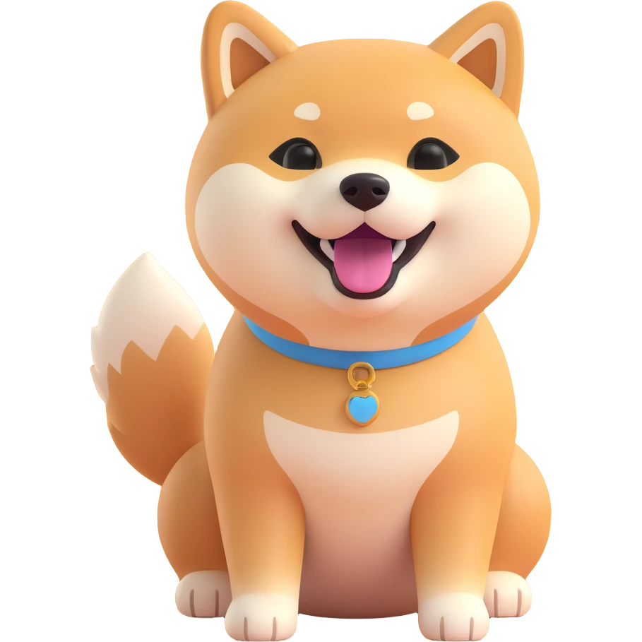 shiba inu happy emoji