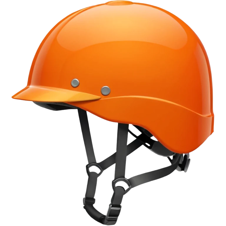bicycle helmet orange emoji