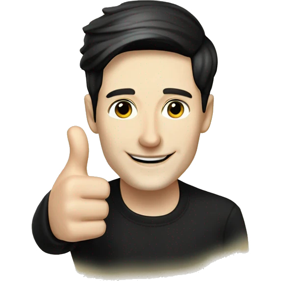 Pavel Durov thumbs up emoji