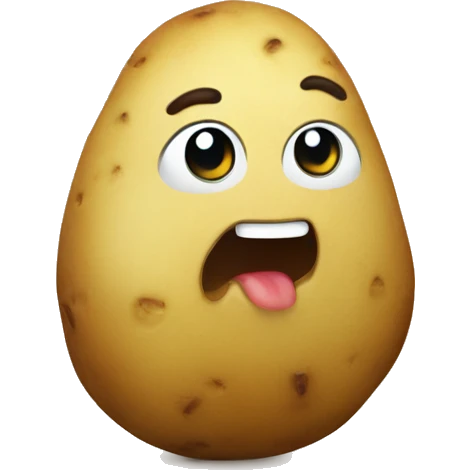 cute potato emoji