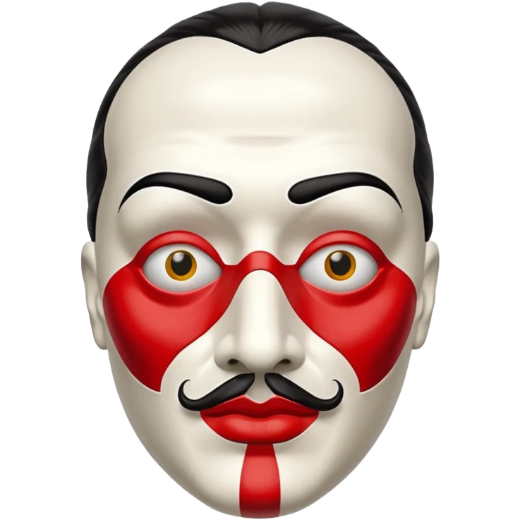 Money Heist, dali mask, reallestic emoji