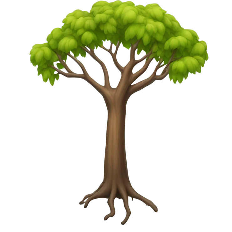 Leafless tree emoji