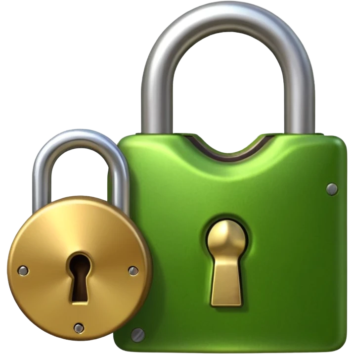 A seed germinating with a sprout sticking out of it in the shape of a pad lock with the seed being the body of the padlock and the sprout being the shackle of the padlock. But it looks more like a seed and a sprout rather than anything else emoji