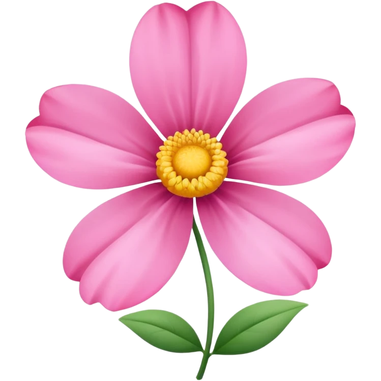 Pink flover emoji