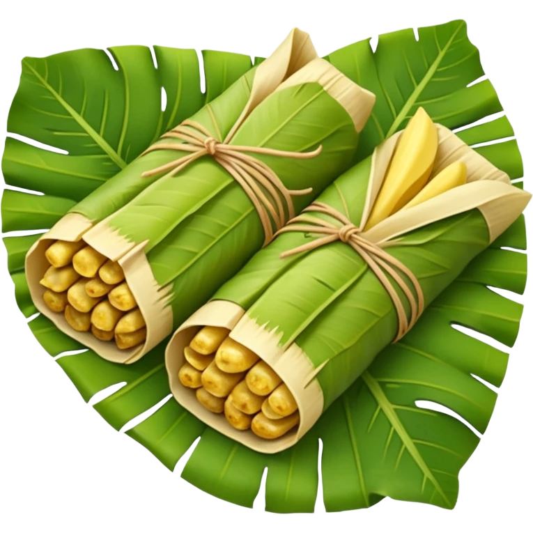 Tamal tolimense verde emoji