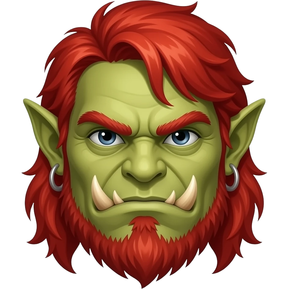 Orcs with Red Hair emoji