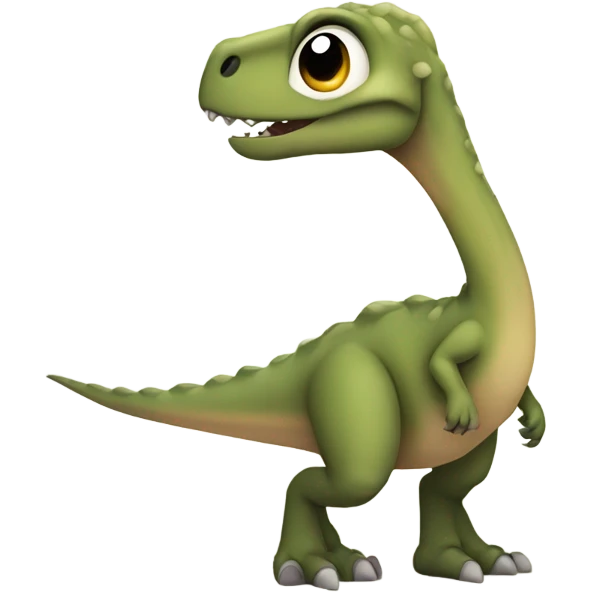 The shyest dinosaur ever to walk the earth emoji