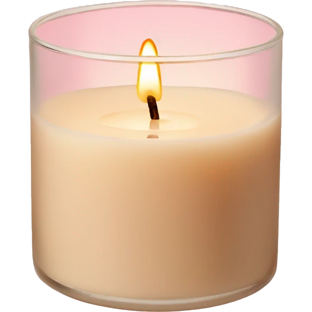 bath and body works beige candle  emoji