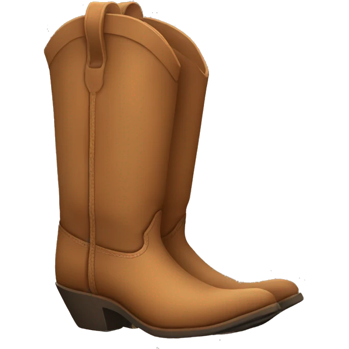 Light brown cowboy boots emoji