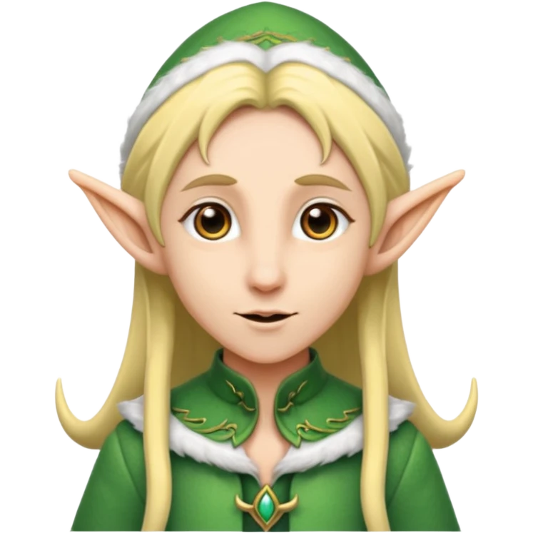 elf long ears. emoji