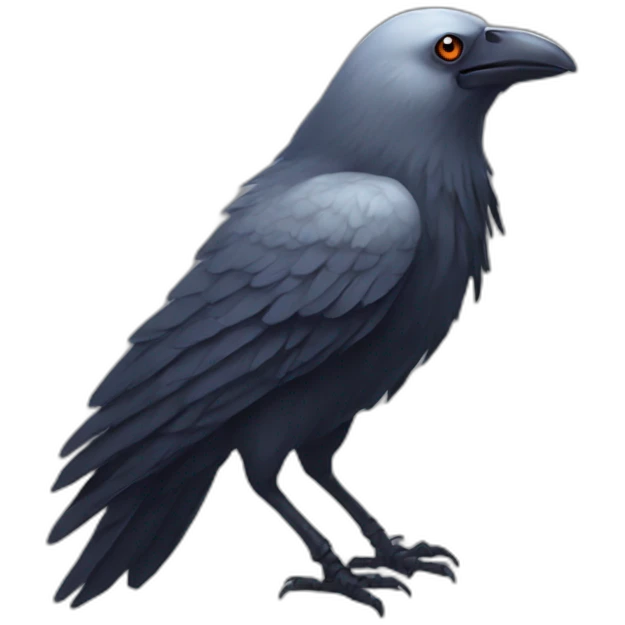 ghost crow  emoji