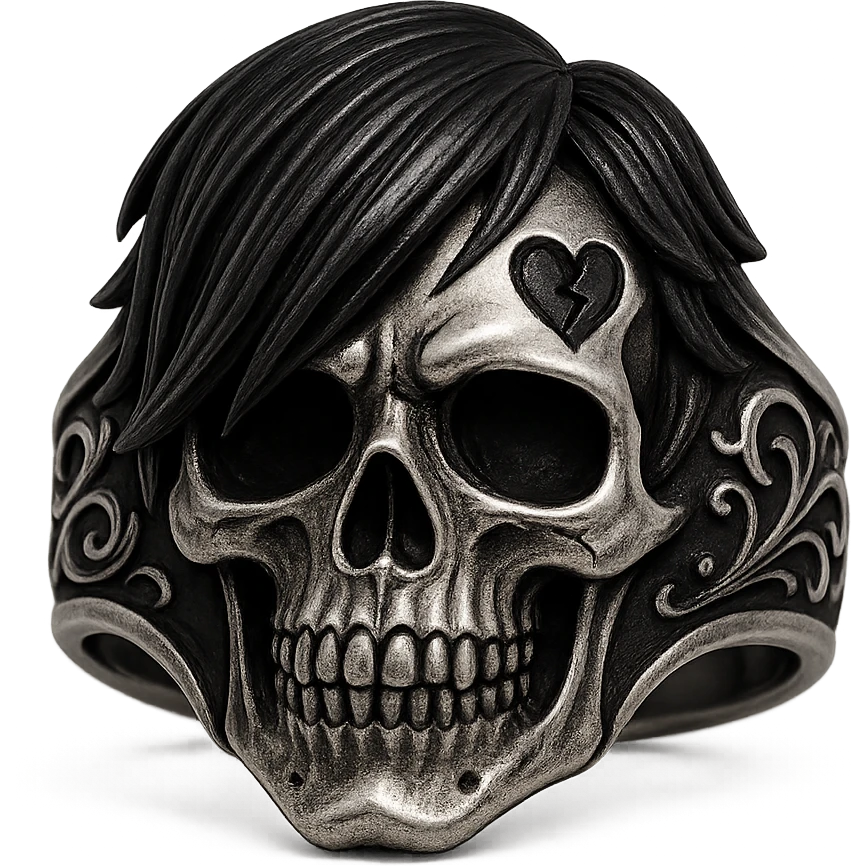 emo skull ring emoji