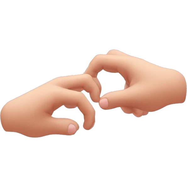 two hands connected by pinky figners emoji