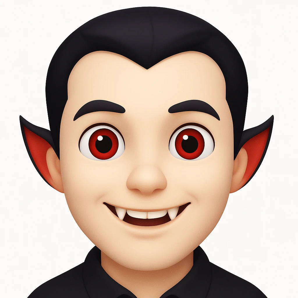vampire, emoji, less creepy emoji