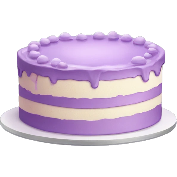 lilac cake emoji