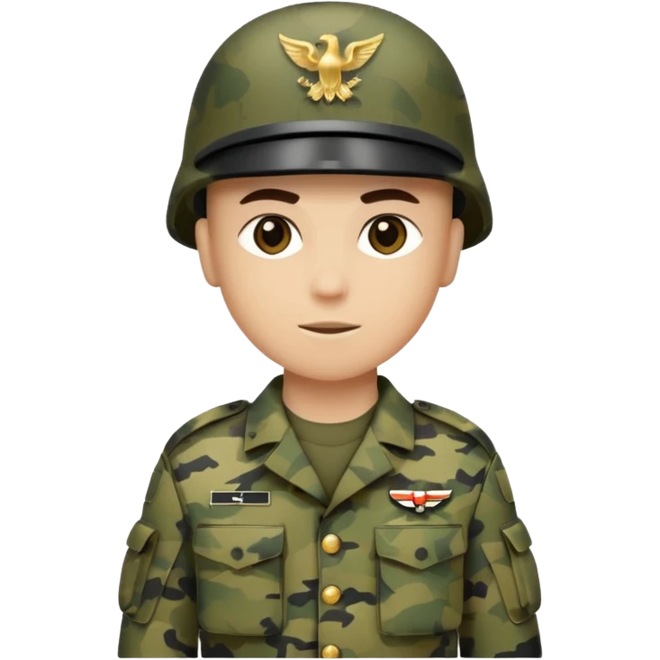 military special uniform emoji