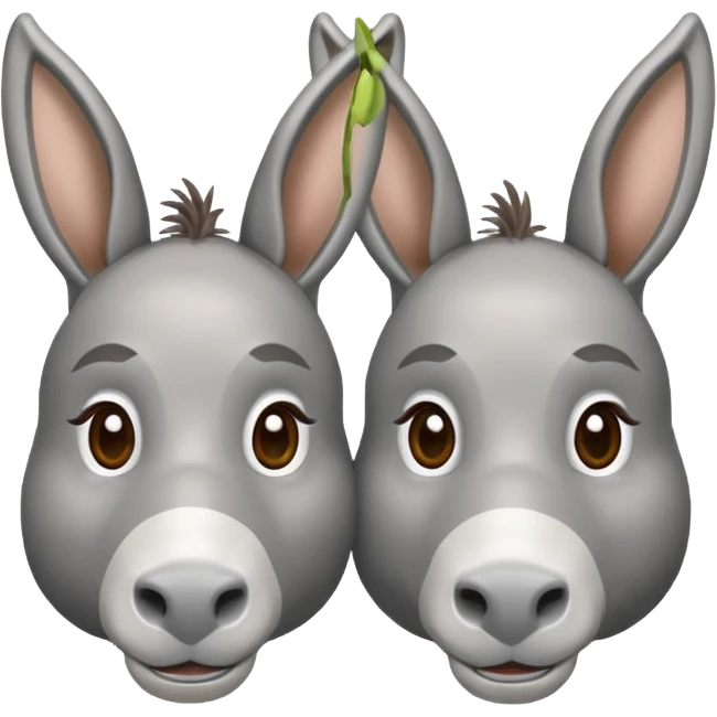 2 donkey emoji