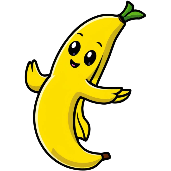 banana suit character emoji