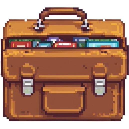 open empty briefcase emoji