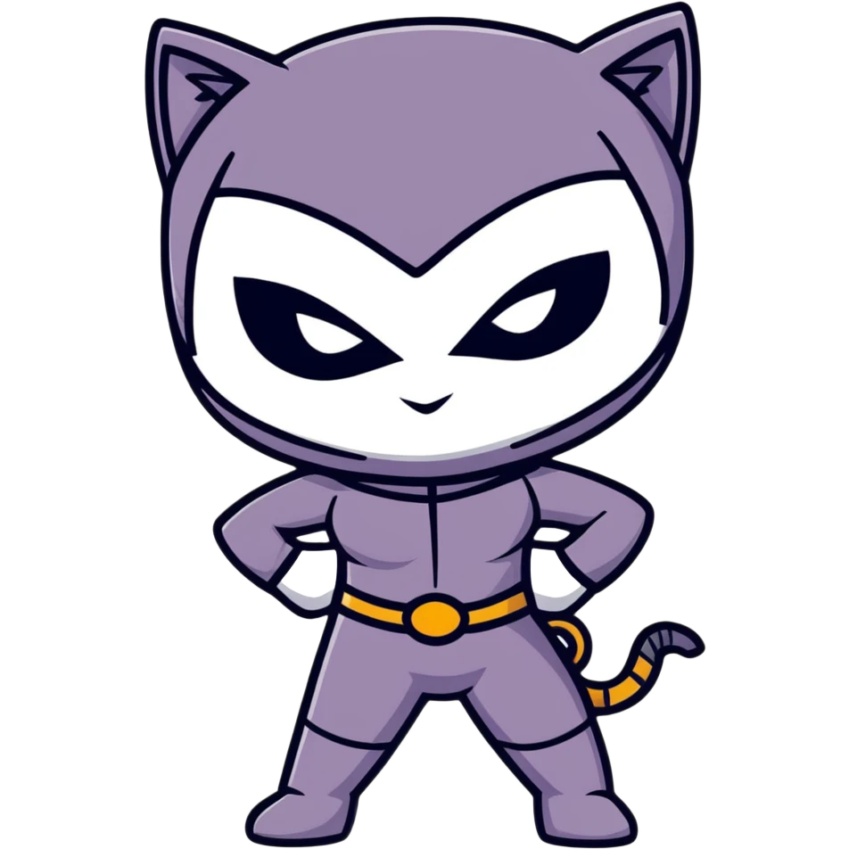 Catwoman from DC comics emoji
