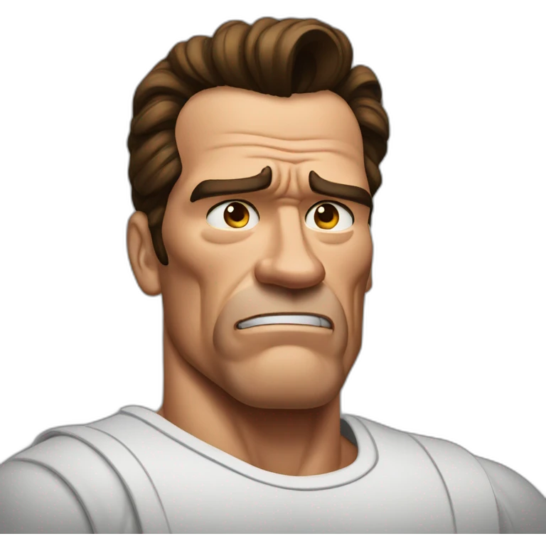 Disappointed Arnold schwarzenegger emoji