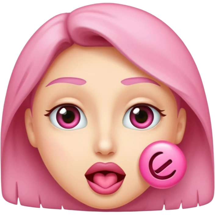 Visage qui a les yeux qui sorte comme un cartoon et la langue aussi emoji