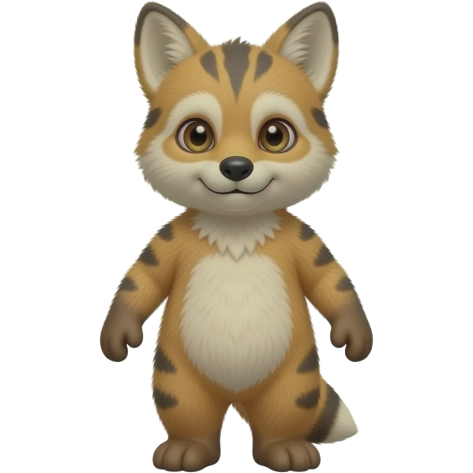 Civet-Maned-Wolf-Cungi-Bungi-Unga-Bunga-Teletubby-Vernid-Trico-Fakémon-hybrid emoji