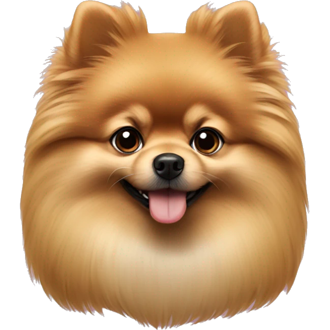 German Pomeranian  emoji