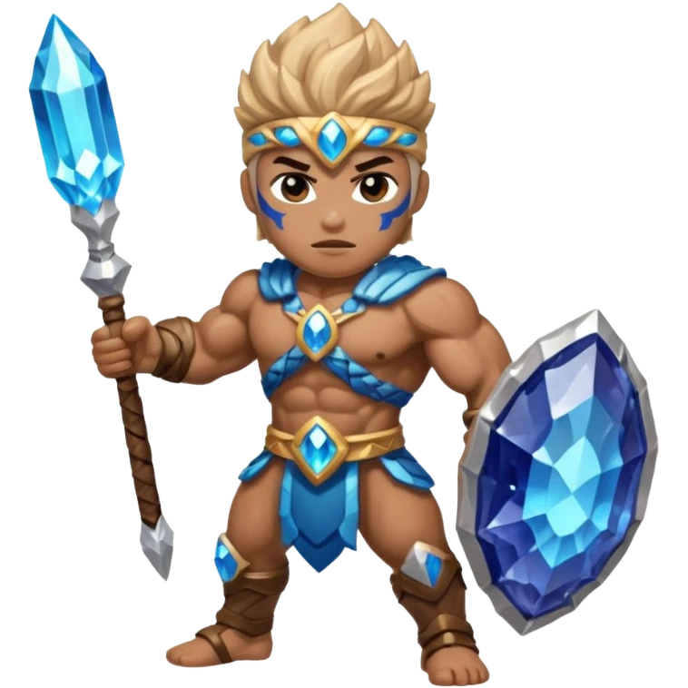 crystal geode warrior emoji
