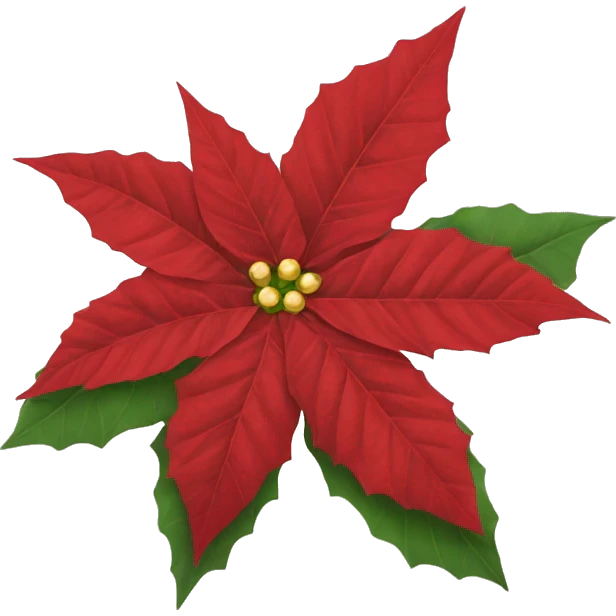 Poinsettia emoji