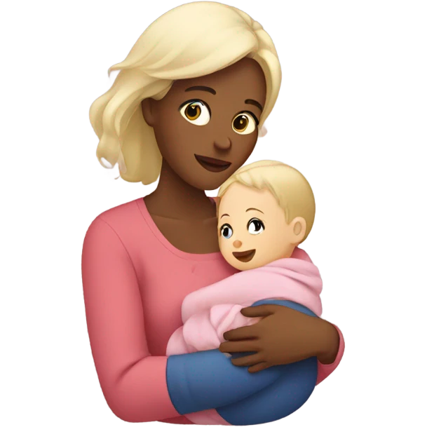 Mom and baby emoji