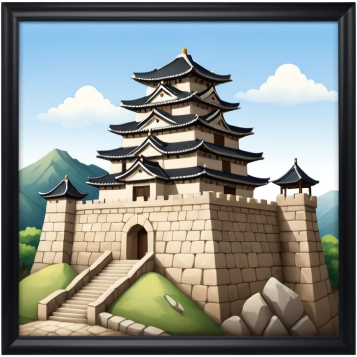South Korea castle emoji