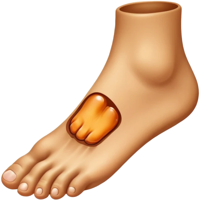 diabetic foot emoji
