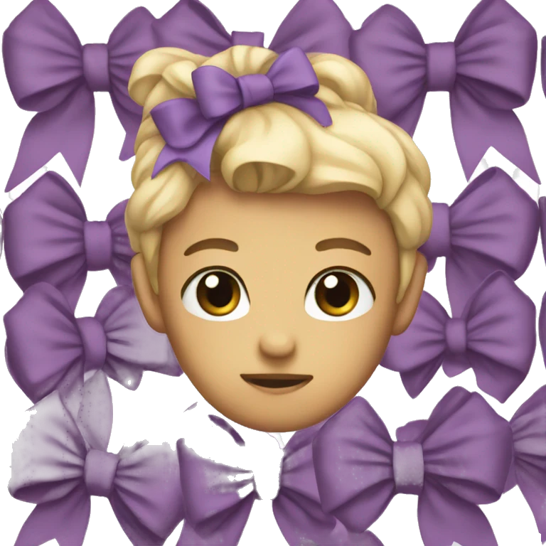 Aesthetic bow emoji