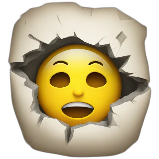 iphone in a hole emoji