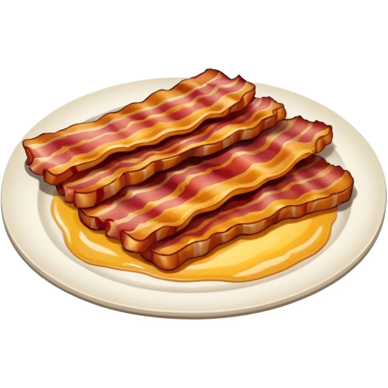 bacon on a plate emoji